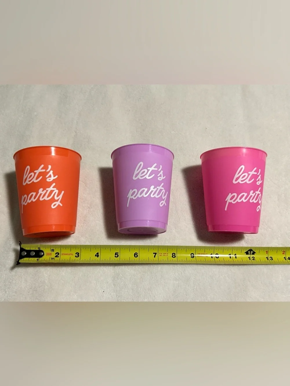 Let’s party plastic cups pink bachelorette girls trip hen her gift supplies